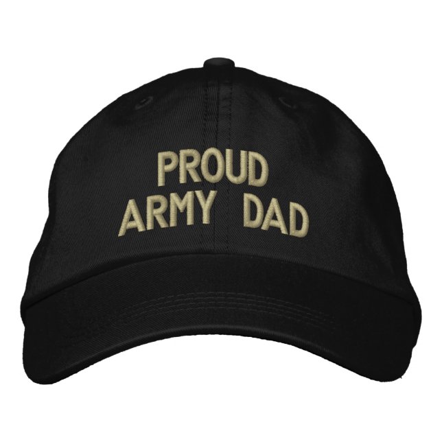 Gorra Bordada Orgulloso papá del ejército (Anverso)