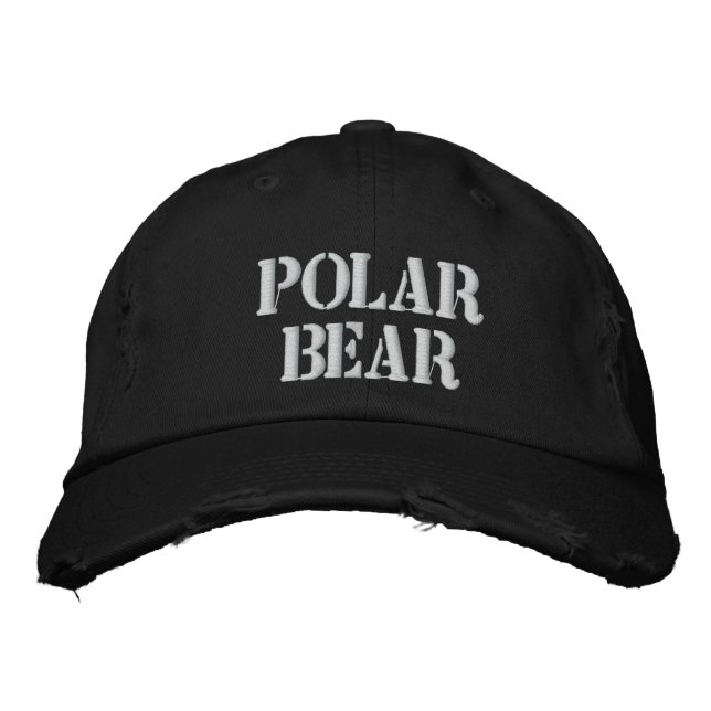 GORRA BORDADA OSO POLAR (Anverso)
