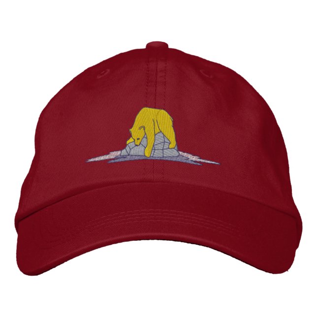 Gorra Bordada Oso polar pequeño (Anverso)