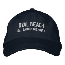 Gorra Bordada Oval Beach Michigan