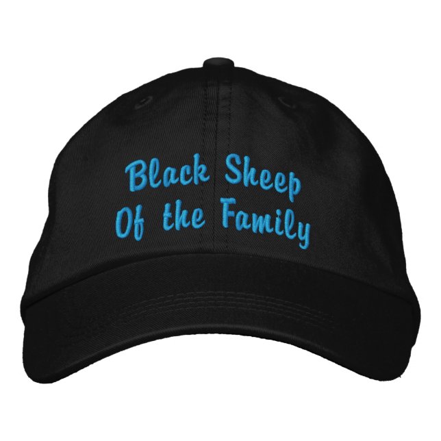 Gorra Bordada Oveja negra de la familia (Anverso)
