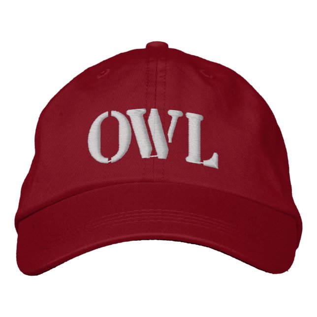 GORRA BORDADA OWLS (Anverso)
