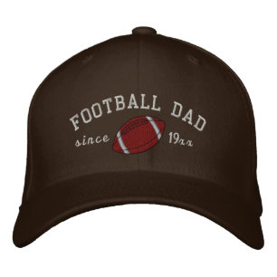 Gorra Bordada Padre de fútbol - ¡Añade tu propio año!