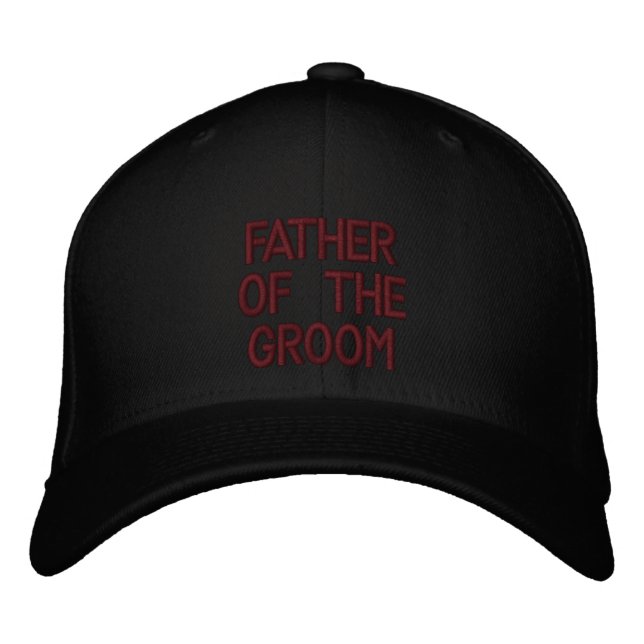 Gorra Bordada Padre de la Groom (Anverso)