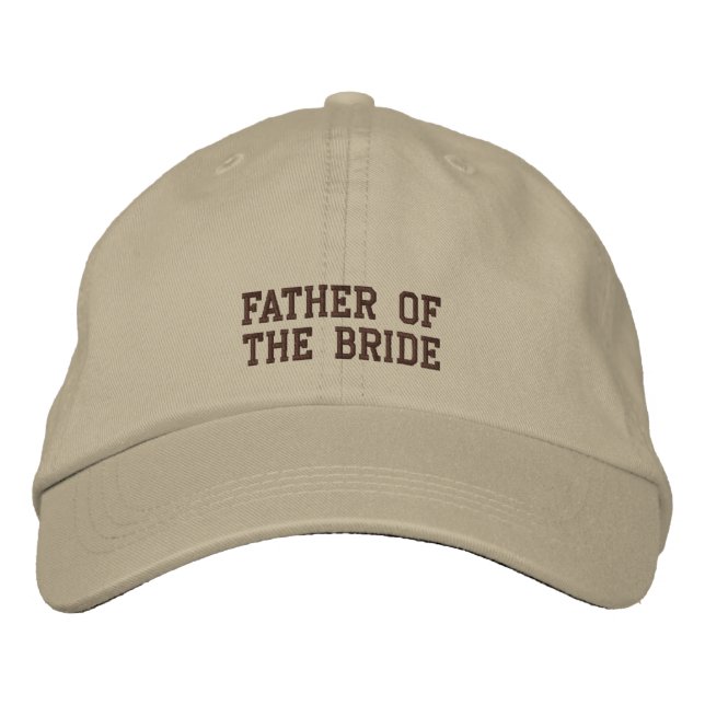 Gorra Bordada ¡Padre de la Novia! (Anverso)
