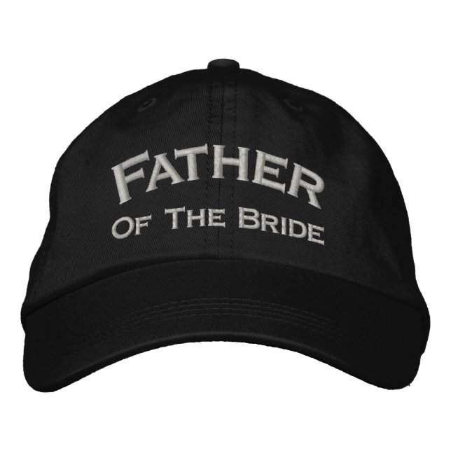 Gorra Bordada Padre Del Boda De Novia (Anverso)