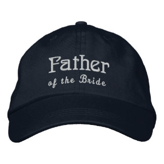 Gorra Bordada PADRE del BRIDE Nombre personalizado NAVY B3A