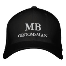 Padrino de boda con monograma personalizado