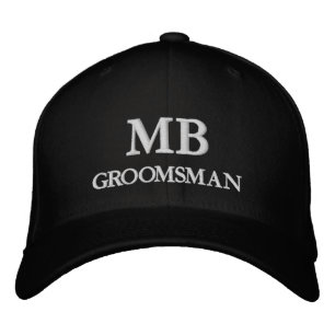 Gorra Bordada Padrino de boda con monograma personalizado