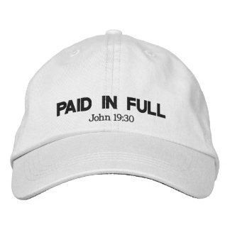 Gorra Bordada Pagado íntegramente