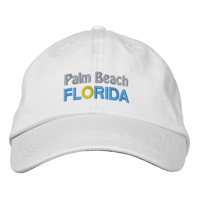 Gorra Bordada PALM BEACH cap (Anverso)