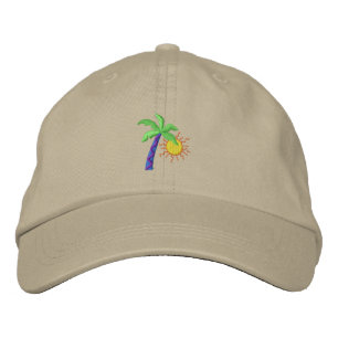 Gorra Bordada Palm con sol