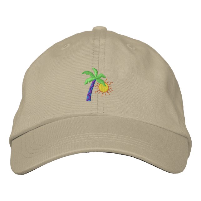 Gorra Bordada Palm con sol (Anverso)