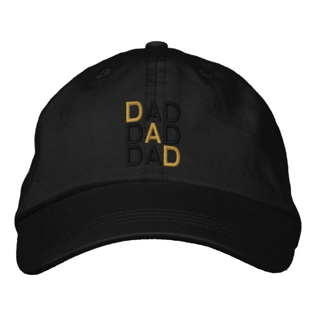 Gorra Bordada Papá Dorado (Anverso)