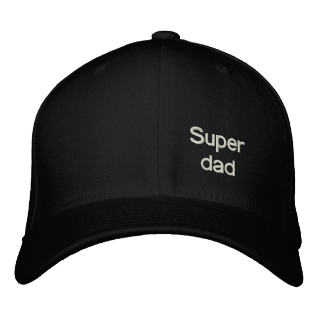 Gorra Bordada Papá estupendo (Anverso)