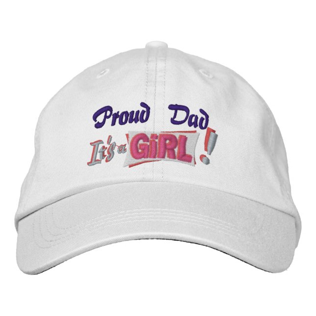 Gorra Bordada Papá orgulloso - Chica (Anverso)