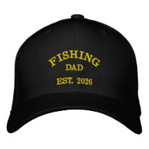 Papá Pescador Est. 2026 | Diseño Bordado