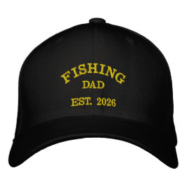 Gorra Bordada Papá Pescador Est. 2026 | Diseño Bordado