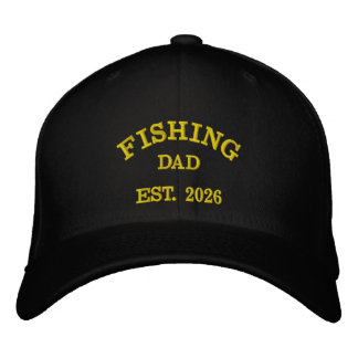 Gorra Bordada Papá Pescador Est. 2026 | Diseño Bordado
