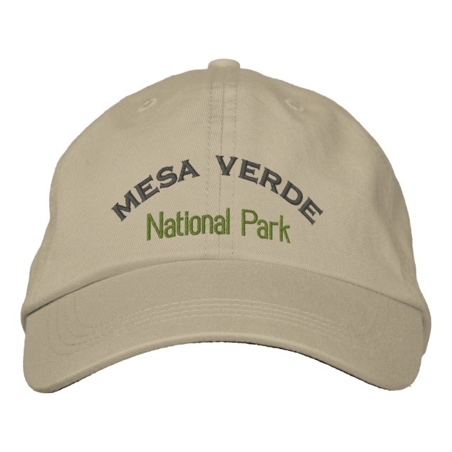 Gorra Bordada Parque nacional Mesa Verde (Anverso)