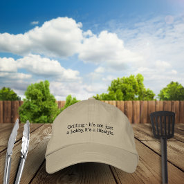 Gorra Bordada Parrillar no es sólo un hobby, es un estilo de vid