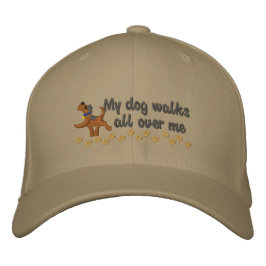 Gorra Bordada Paseo de perros