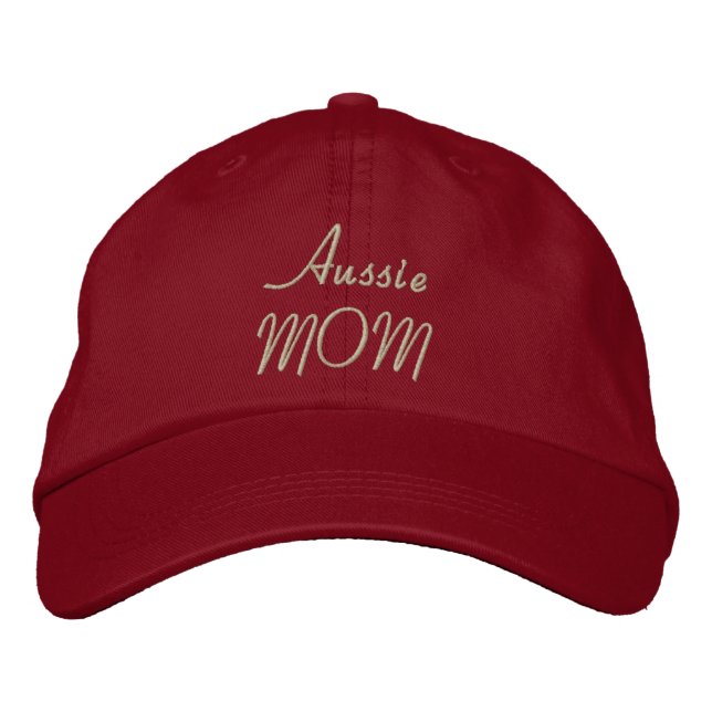 Gorra Bordada Pastor australiano MOM (Anverso)