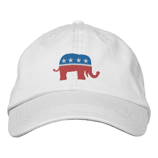 Gorra Bordada Patriótico Republicano / Límite electoral por SRF (Anverso)