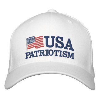 Gorra Bordada Patriotismo de EE.UU. FLag W