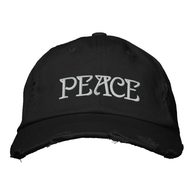 GORRA BORDADA PAZ (Anverso)