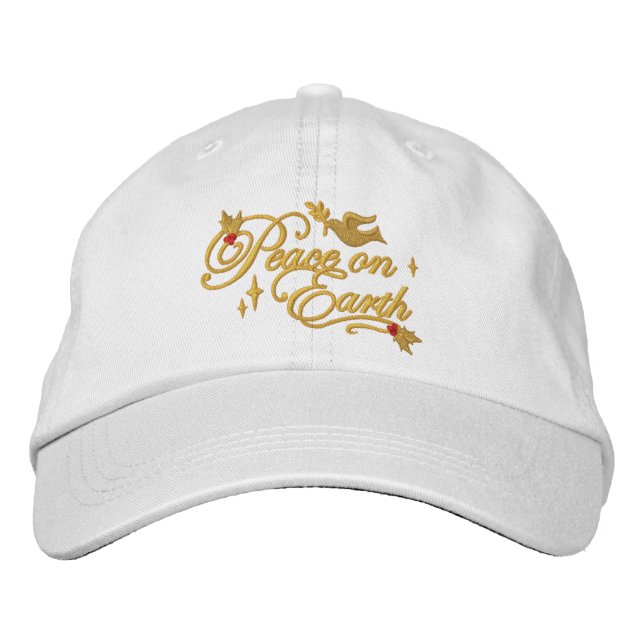 Gorra Bordada Peace Dove (Anverso)