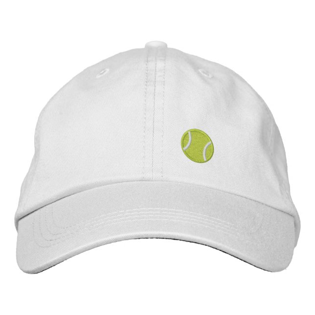 Gorra Bordada Pelota de tenis (Anverso)