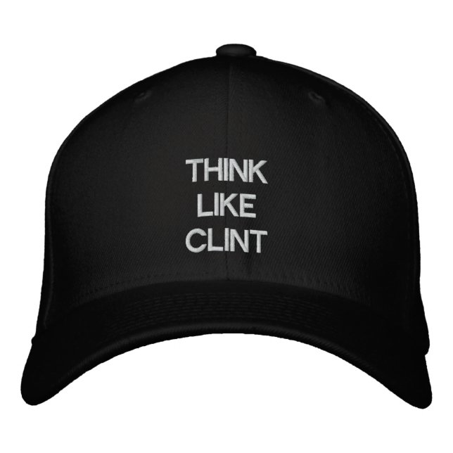 Gorra Bordada Pensar como Clínica (Anverso)