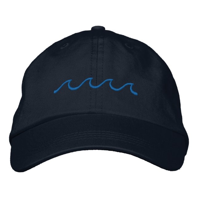 Gorra Bordada Pequeñas olas (Anverso)