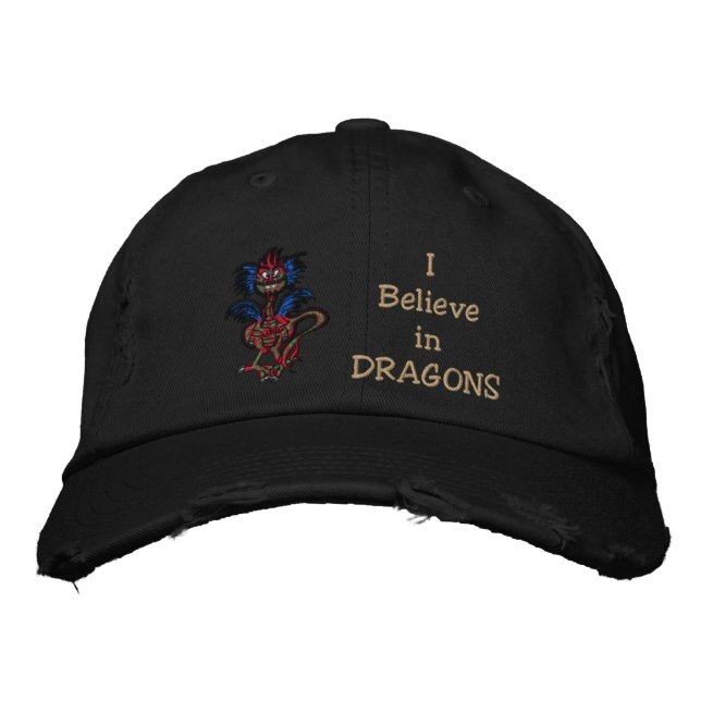 Gorra Bordada Pequeño dragón (Anverso)