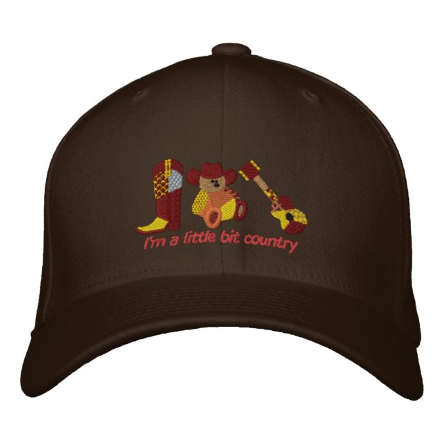 Gorra Bordada Pequeño país de bits (Anverso)