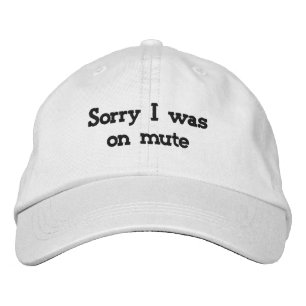 Gorra Bordada Perdón por no decir nada