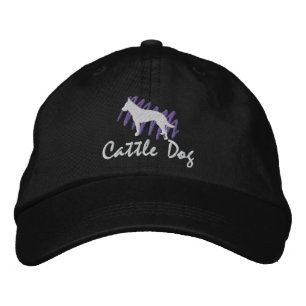 Gorra Bordada Perro bovino resquebrajado