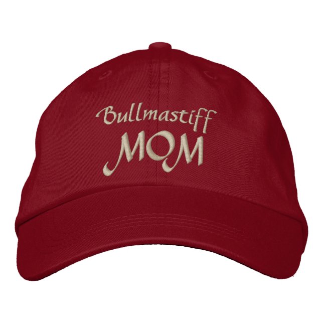 Gorra Bordada Perro Bullmastiff MOM (Anverso)