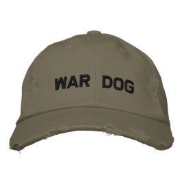 Gorra Bordada Perro de la guerra