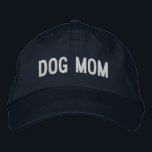 Gorra Bordada Perro Mamá | Dama de perro de Guay<br><div class="desc">Les amas y cuidas como a los niños,  y te dan amor incondicional a cambio. ¡Eres una madre de perro y es lo mejor que te ha pasado! Una increíble gorra de béisbol para la madre que tiene hijos tiene cuatro pies. Este fresco gorra bordado hace un gran regalo.</div>