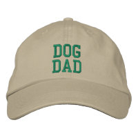 Perro Papá personalizado verde texto moderno diver
