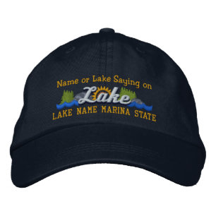 Gorra Bordada Personalice su nombre de bordado LAKE o LAKE