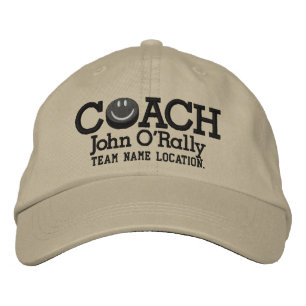 Gorra Bordada Personaliza al entrenador de hockey que te ponga t