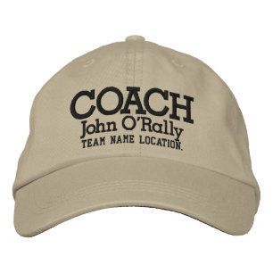 Gorra Bordada Personaliza el entrenador, acopla tu nombre