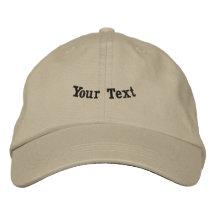 Personaliza tu Texto Bordado en Sombrero Elegante