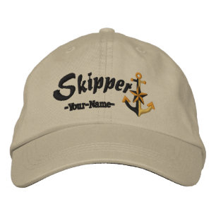 Gorra Bordada Personalizable de esquiador con nombre Anclaje gra