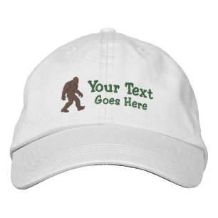 Gorra Bordada Personalizable de Squatchin de pie grande