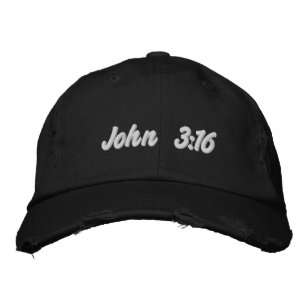 Gorra Bordada Personalizable Juan 3:16
