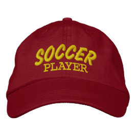 Gorra Bordada Personalizada para Jugadores de Fútb